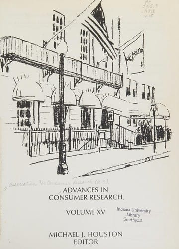 Advances in Consumer Research: Proceedings of the 1987 Conference
