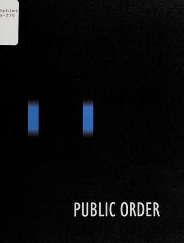 1997 Southwest Triennial Public Order