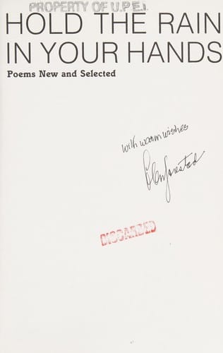 Hold the rain in your hands: poems new and selected