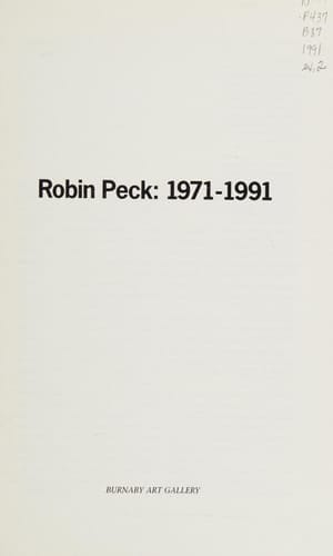 Robin Peck, 1971-1991