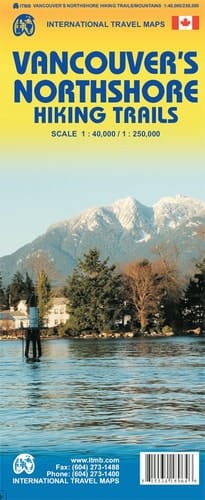 Vancouver Northshore Travel Map