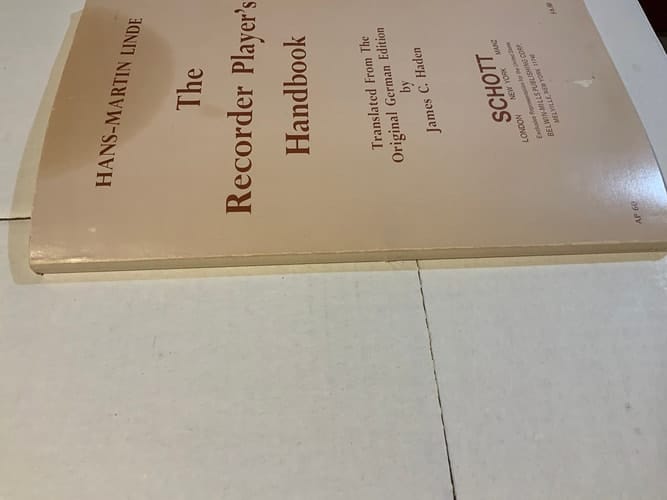 Recorder Player's Handbook