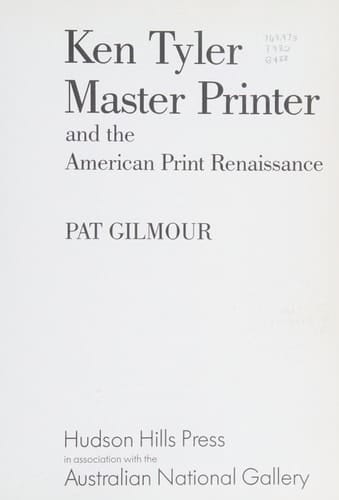 Ken Tyler, master printer, and the American print renaissance