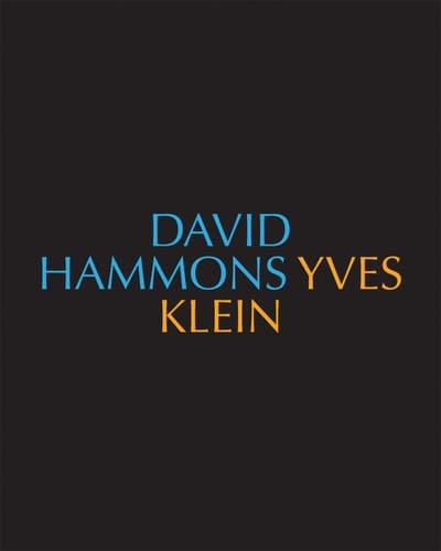 David Hammons, Yves Klein