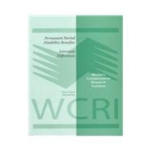 Permanent Partial Disability Benefits: Interstate Differences (Wc-99-2, September 1999)