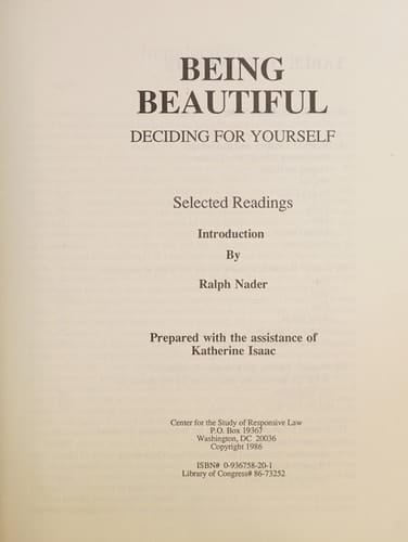 Being Beautiful