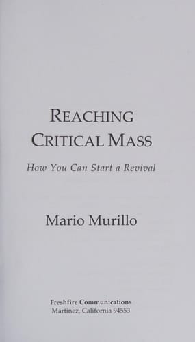 Reaching Critical Mass