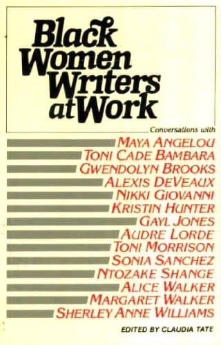 Black Women Writers at Work