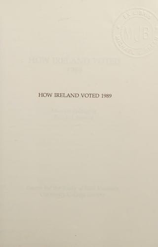 How Ireland voted 1989