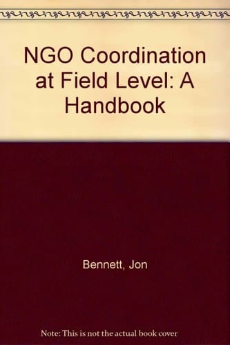 NGO Coordination at Field Level A Handbook