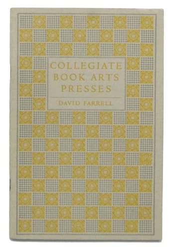 Collegiate book arts presses: A new census of printing presses in American colleges & universities