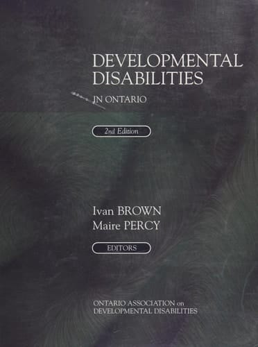 Developmental Disabilities in Ontario