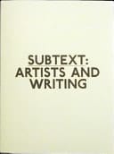Subtext Artists and Writing