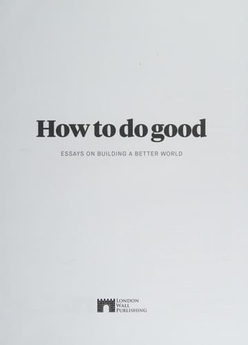 How to Do Good