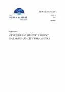 Gene/Disease Specific Variant Database Quality Parameters