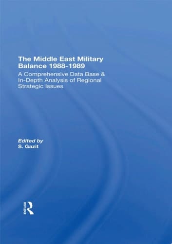 The Middle East Military Balance 1988-1989
