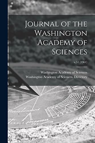 Journal of the Washington Academy of Sciences; V.51 (1961)