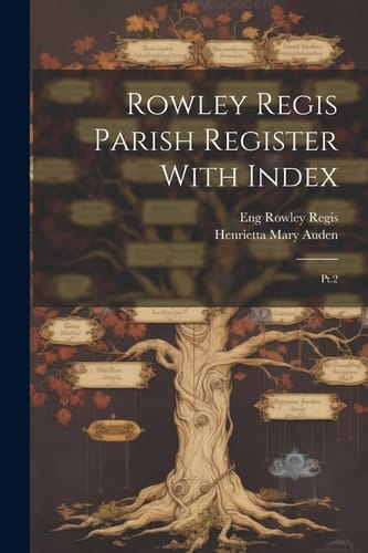 Rowley Regis Parish Register With Index Pt.2