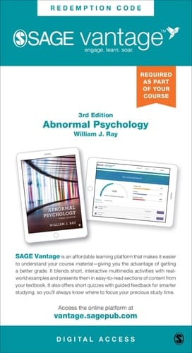 Sage Vantage: Abnormal Psychology
