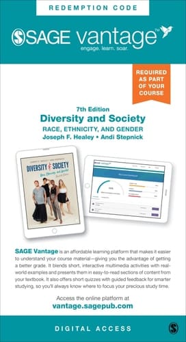 Sage Vantage: Diversity and Society: Race, Ethnicity, and Gender
