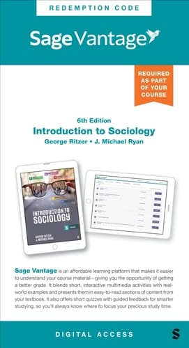 Sage Vantage: Introduction to Sociology