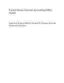 Improved Federal Efforts Needed to Change Juvenile Detention Practices