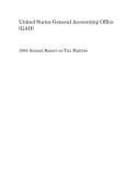1984 Annual Report on Tax Matters