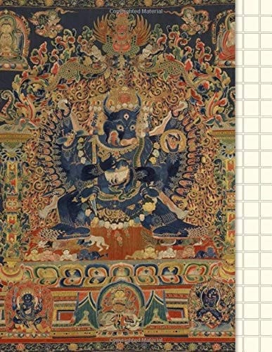 Fang Zi Ge Notebook An Exercise Workbook: Squared Paper for Chinese Writing Practice: 266 Squares Per Page: Vintage Chinese Art Cover Design: Volume 1