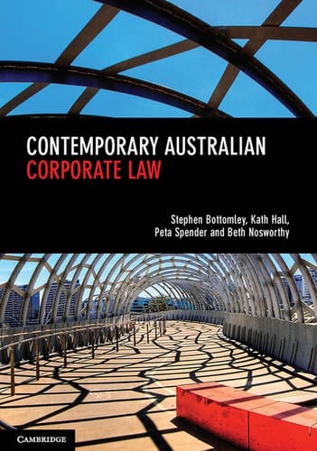 Contemporary Australian Corporate Law