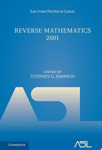 Reverse Mathematics 2001
