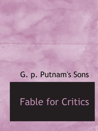 Fable for Critics