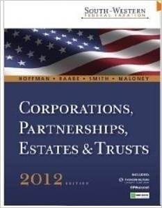 South-Western Federal Taxation 2012: Corporations, Partnerships, Estates and Trusts