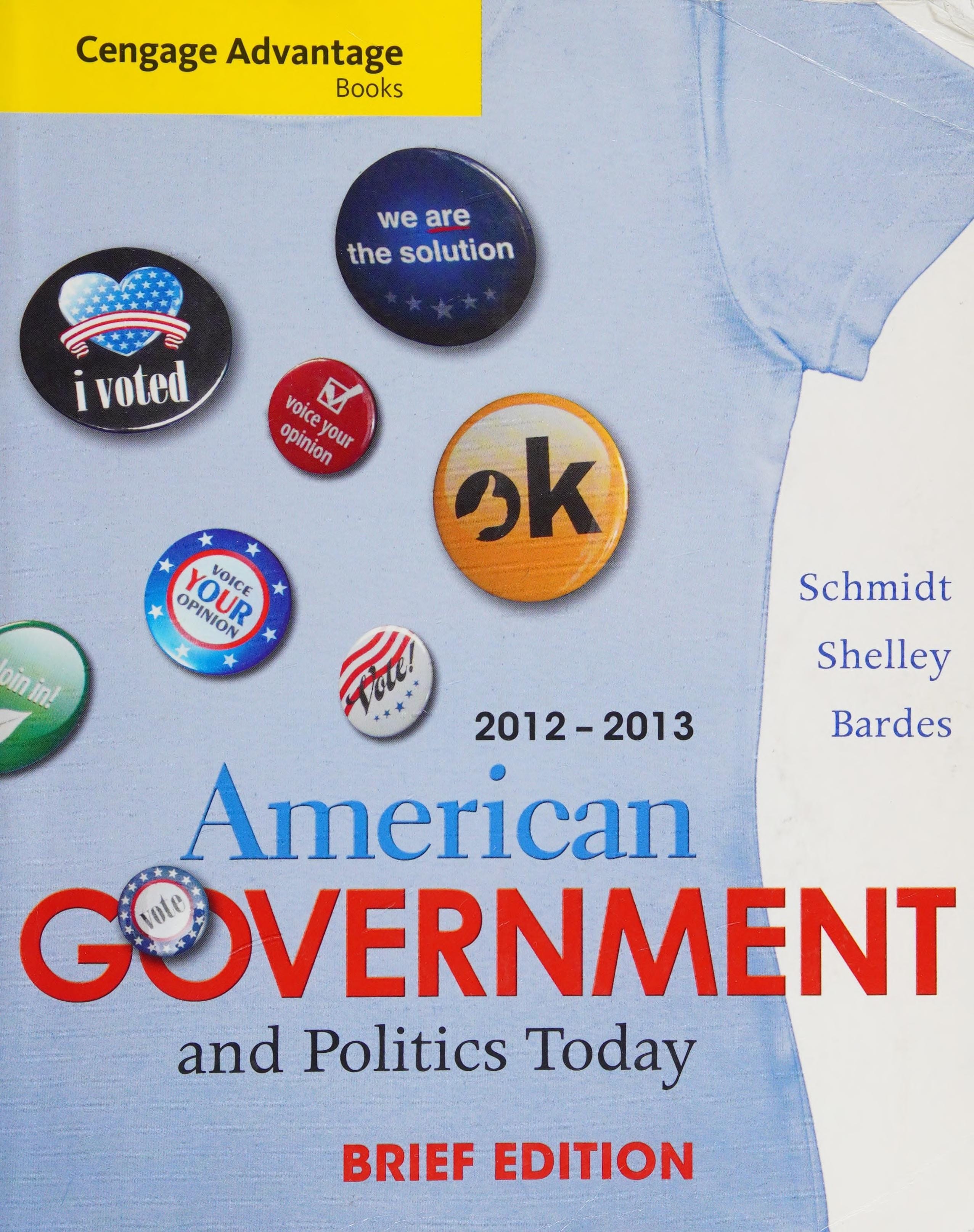 Cengage Advantage Books: American Government and Politics Today, Brief Edition, 2012-2013