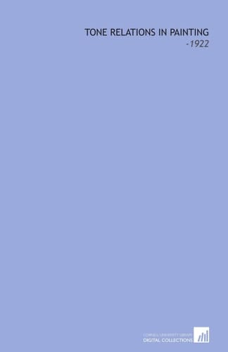 Tone Relations in Painting: -1922