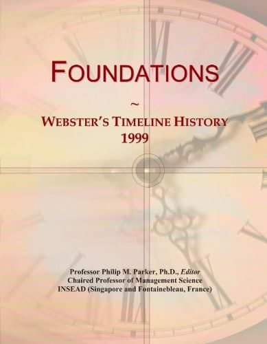 Foundations: Webster's Timeline History, 1999