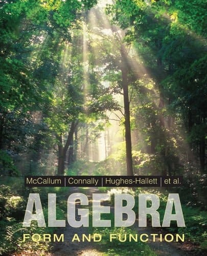 Algebra, Form and Function Wiley High School Edition