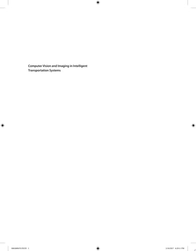 Computer Vision and Imaging in Intelligent Transportation Systems