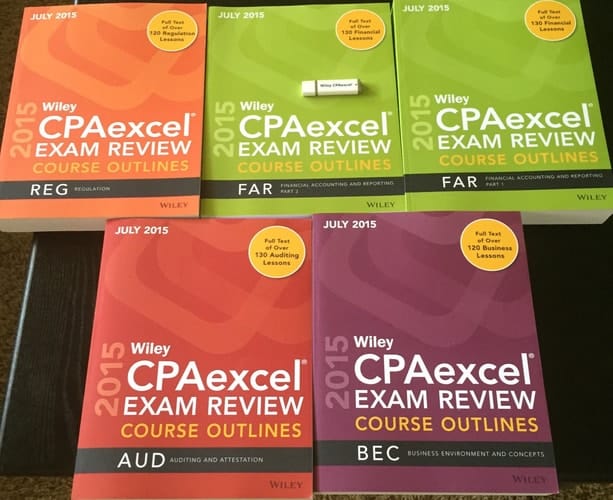 July 2015 Wiley CPAexcel Exam Review (Complete Book Set)