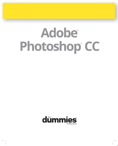Adobe Photoshop CC For Dummies