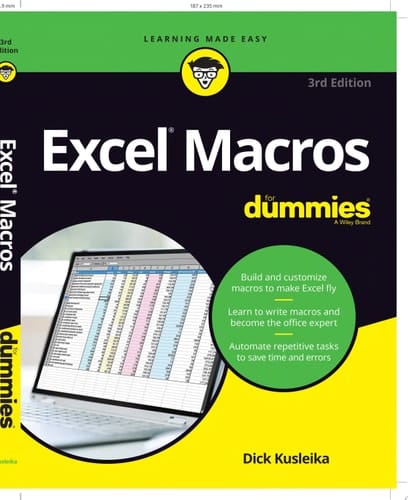 Excel Macros For Dummies