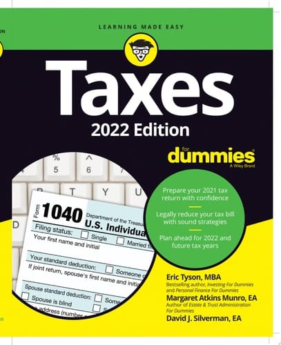 Taxes For Dummies 2022 Edition
