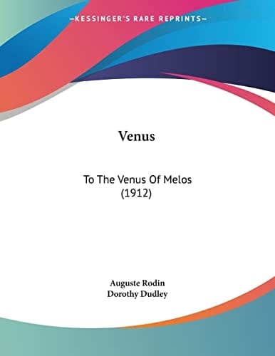 Venus: To The Venus Of Melos (1912)