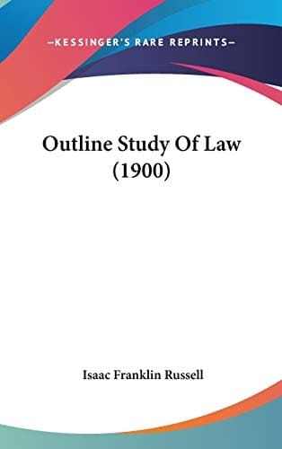 Outline Study Of Law (1900)