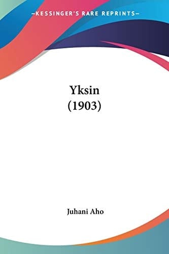 Yksin (1903)