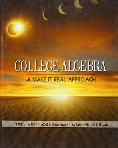 Bundle: College Algebra: Make it Real + WebAssign Printed Access Card for Wilson/Adamson/Cox/O'Bryan's College Algebra: A Make it Real Approach, 1st Edition, Single-Term