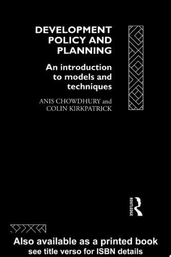 Development Policy and Planning