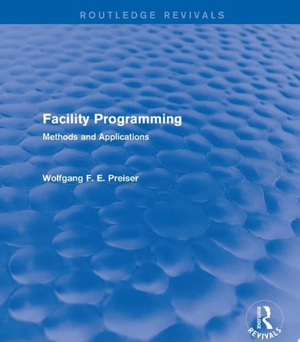 Facility Programming (Routledge Revivals)