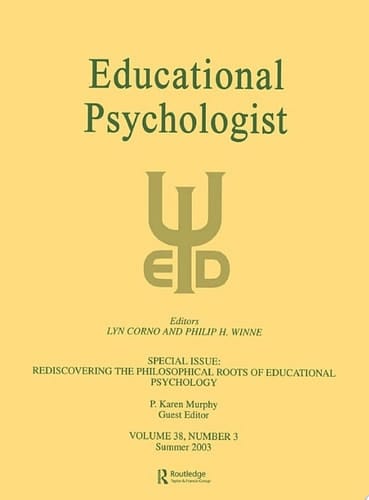 Rediscovering the Philosophical Roots of Educational Psychology