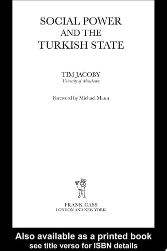 Social Power and the Turkish State