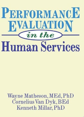 Performance Evaluation in the Human Services